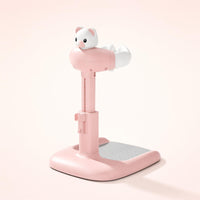 Standing Baby Shower Stand with Adjustable Height Stable Baby Shower Stand with Anti-Slip Base Hygienic Bath Support with Showerhead Holder Smooth for Bathroom