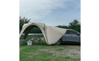 Dome-Style Car Rear Tent Automatic Car Side Awning Enclosed Suv Tailgate Tent Quick Setup for Camping