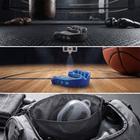 Sports Mouthguard Food-Grade Mouthguard with Case EVA Mouth Guard Case for Fighters, Athletes, Fighting Arts Arts, Taekwondo, Basketball