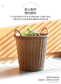 编织脏衣篮子家用洗衣收纳筐洗衣桶放脏衣服的收纳桶酒店用品