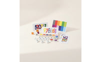 Math Toy with Wooden Base Hands on Counting and Color Sorting Toy Interactive Number Matching Game for Kindergarteners, Young Children, Classroom