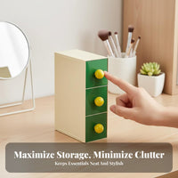 Multi-Section Storage Box With Drawers Tiered Drawer Organizer sturdy for Women