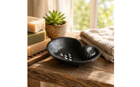 Cast Iron Soap Dish Vintage-Design Shell Jewelry Tray Decorative Spiral