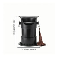 Espresso Knock Box Cylindrical Container Removable for Kitchen Countertops