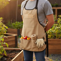 Gardening Tool Apron Waterproof Gardening Apron Oxford Cloth for Garage, Workers