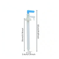 Manual Pump with Intake Tube Anti-Backflow Manual Transfer Pump for Garage