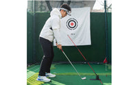 Metal Golf Swing Plane Corrector Stable Golf Swing Training Aid with Adjustable Arm Beginner-Friendly Practice Equipment Heavy-Duty for Beginners