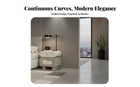 Stacked Capsule Cabinet Installation-No-Installation Nightstand 2 Storage