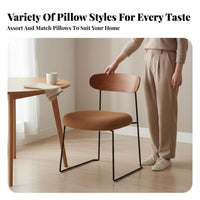 Curved Backrest Sled Chair Modern Design Indoor Furniture Stable Frame for Cafe