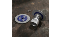 3 Pieces Diamond Saw with Flange Brazed Diamond Saw Mini Disc for Stone Carvers, Tile Installers, Angle Grinders, Workshop