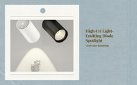 Dimmable LED COB ceiling spotlight