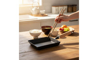Cast Iron Tamagoyaki Pan Uncoated Tamagoyaki Pan Fast Heating for Camping