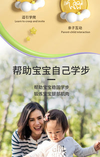 推推乐儿童学步车宝宝1岁2小推车推拉着走婴儿手推小汽车飞机玩具 【双螺旋桨发光】手推直升机-黄色大号升级加厚防滑362