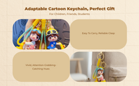 Electric Car Keychain, sturdy Metal decoration, Multi-Functional Backpack Accessory, Gift for Boys and Girls