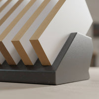 Tile Sample Display Rack Keeps Samples Organized Tile Display Rack Compact Floor Layout Sample Holder for Industry Show, Retail Store