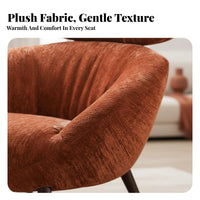 Upholstered Highrear Armchair Minimalist Design Upholstered Tallreared Armchair with Side Panels Armchair Sturdy Frame Easy