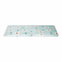 All-Season Woven kennel Liner Breathable Pet Mat Easy to Clean pet Bedding Soft Surface for Summer, Indoors, Playpen, Floor