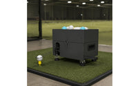 Foot Pedal Operation Semi-Automatic Golf Ball Feeder Large Capacity Automatic Golf Ball Feeder Fast Output Sports Gear Metal Construction