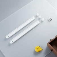 Plastic Drawer Slide Includes Mounting Screws White Drawer Runner