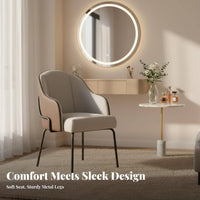 Round plush Pouf Multifunctional Vanity Stool Comfortable Seating Elegant Design for Makeup Users, Women, Bedroom, Office, Dorm