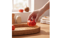 Foam Pumpkin Miniature Decorative Foam Pumpkins Fall Pumpkin with Stem for Tabletop