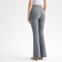 Flared Leggings for Women, High Waist with Control and Butt Lifting, Wide Leg Bootcut for Gym Workout and Fitness