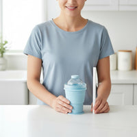 Portable Ice Creator Cup with Straw Easy Demolding Drinkware for Office