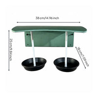 Rain Cover Bird Feeder Weatherproof Avian Feeder Easy to Hang Garden Decor for Yard
