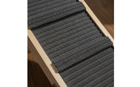Non-Slip Adjustable Dog Ramp Foldable Wooden Pet Ramp Collapsible Stairs Sturdy for Small Dogs, Senior Pets, High Bed, Couch