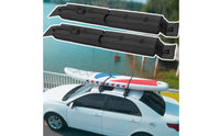 11 Pieces Anti-Slip Soft Roof Rack Pads Quick Release Buckles Surfboard Car Rack Easy Storage Kayak Roof Pads Space-Saving for Surfers, Kayakers, Skiers, Outdoor, Travel