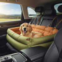 Dog Car Seat Bed PU Leather Vehicle Pet Nest Thickened