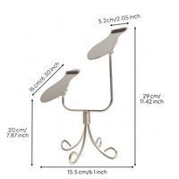 Adjustable Footwear Display Stand Electroplated Adjustable Shoe Holder Stand Iron