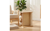 L Shaped Couch Feline Corner Scratching Pillar Vertical Couch Feline Corner Scratcher Space-Saving for Cats, Kittens, Living Room, Apartment