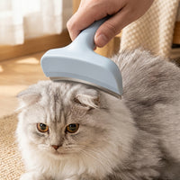 Cat Brush and Dog Brush for Professional Dog Grooming, Self-Cleaning Slicker Dog Comb for Cat Grooming, V-Shaped Brush Head