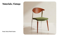 Woven Seat Armchair mid-centuryera Modern aesthetic Dining Chair Minimalist Design Sturdy Frame for Adults