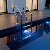Swimming Pool Ladder with Handrails Stainless Steel in-Ground Pool Ladder Anti-Slip