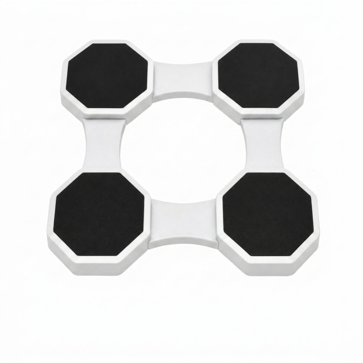 Tabletop Tray with Octagonal Plates Adjustable Serving Turntable for Parties