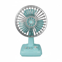 Desk Fan with Metal Grille Space-Saving Retro Desktop Fan Classic for Office