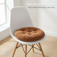 Corduroy Round Floor Cushion, Modern Minimalist Seat Pad, Large Floor Pillow for #variant:40X40cm