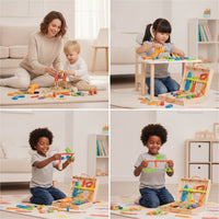 Wooden Toy Hands Multifunctional Playset for Preschoolers