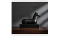 Horse Figurine Minimalist Horse Statue Glossy Ornament for Entryway, Office