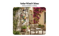 Color Changing Solar Hot Air Balloon Wind Chime Automatic On/deactivate Solar Hot Air Balloon Light Waterproof for Patio, Balcony, Window