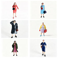 Cross-border Simulation Figures of Various Professions: Teacher, Chef, Soldier, Doctor, Nurse, Gardener, etc.