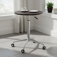 Adjustable Height Rolling Table with Wheels Rolling Laptop Stand