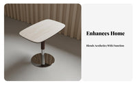 Adjustable Pedestal Table Vintage design space-efficient Utility Stand Multi-Functional