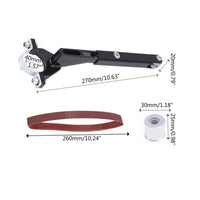 Angle Belt Sander Adapter Multi-Functional to Belt Sander Adapter Set Versatile Design Power Tool Accessory for Workshop, Garage