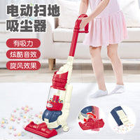 Kids Electric Vacuum Cleaner Toy with Lights and Music