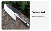 Stainless Metal Tool Trowel Rust-Resistant Planting Single-Piece Design Compact Trowel for Potted Plants, Vegetable Plot