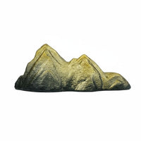 fishes Tank Rockery Creative Landscaping Mini Rockery Ornament Naturalistic Stone Texture Artificial Mountain Ornament for Bonsai, Terrarium, Desktop
