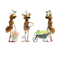 Iron Ant Succulent Planter Ornament for Home and Garden